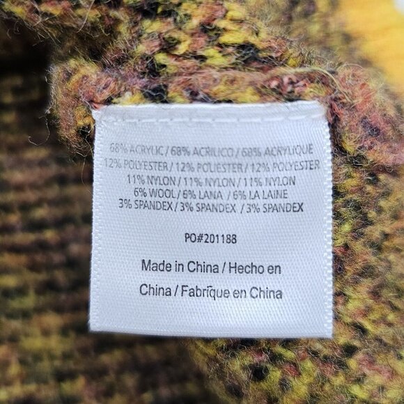 ModCloth Already Checked Pullover Sweater Womens Size Large Plaid Y2K Boho 90s - Picture 4 of 7